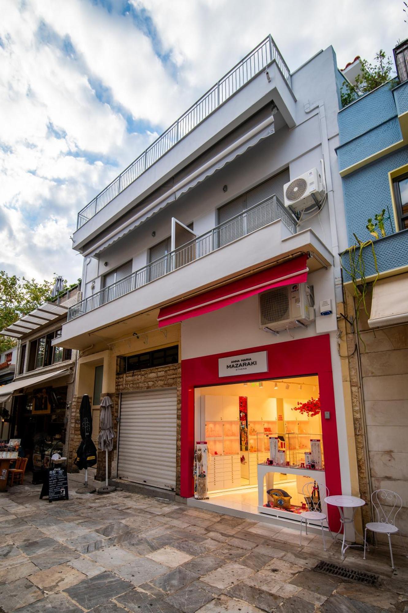 Ferienwohnung Plaka Rafaela Elegant Urban Retreat In Athens Historic Heart Exterior foto
